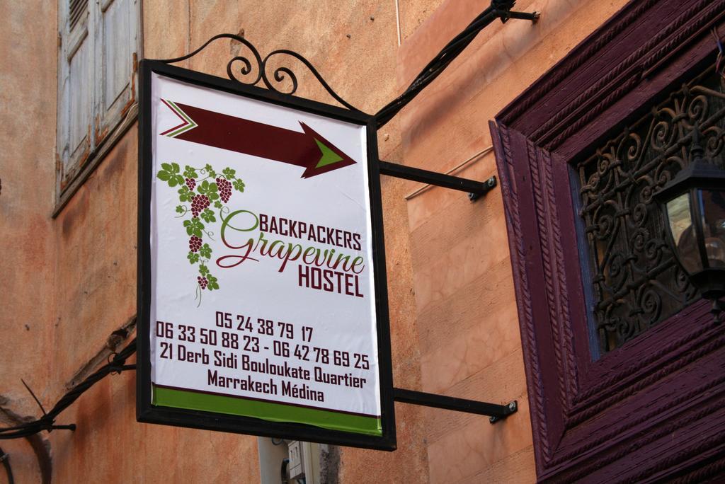 Backpackers Grapevine Hostel Marrakesh Exterior foto