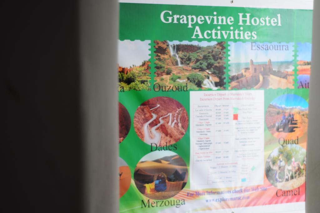 Backpackers Grapevine Hostel Marrakesh Exterior foto